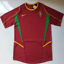 2002 Portugal Home Retro Soccer Jersey