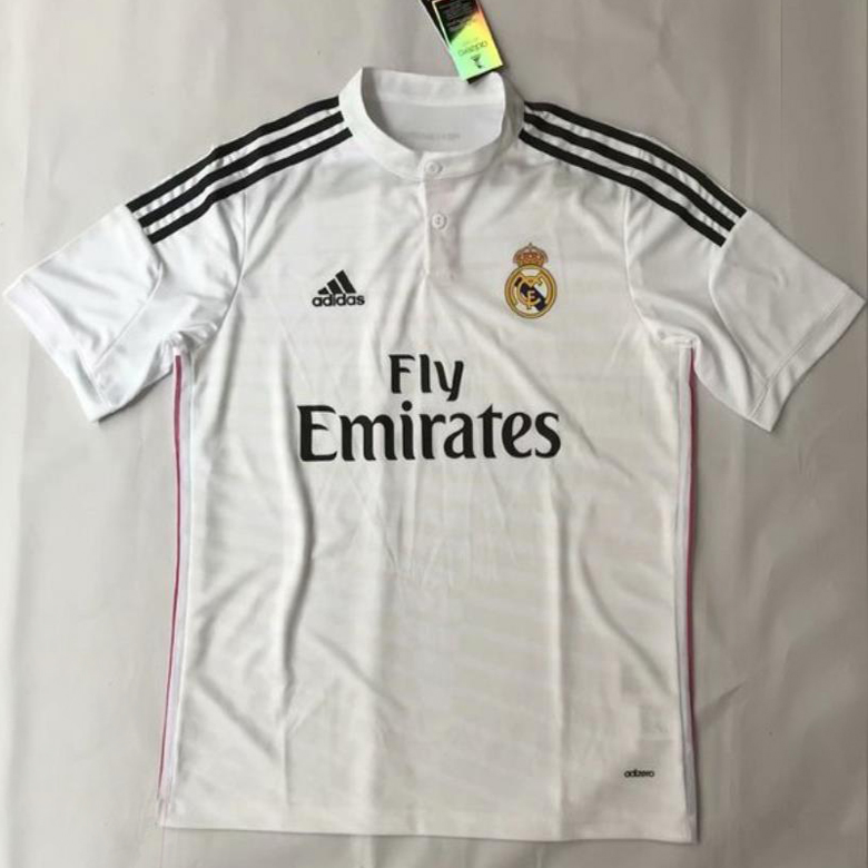 2014-2015 RM Home White Retro Soccer Jersey