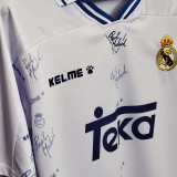 1994-1996 RM White Home Retro Soccer Jersey