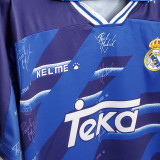 1994-1996 RM Blue Away Retro Soccer Jersey