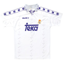 1994/96 RM White Home Retro Soccer Jersey