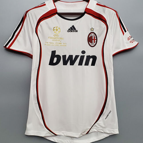 Football teams shirt and kits fan: AC Milan 2006/07 Italy Serie A