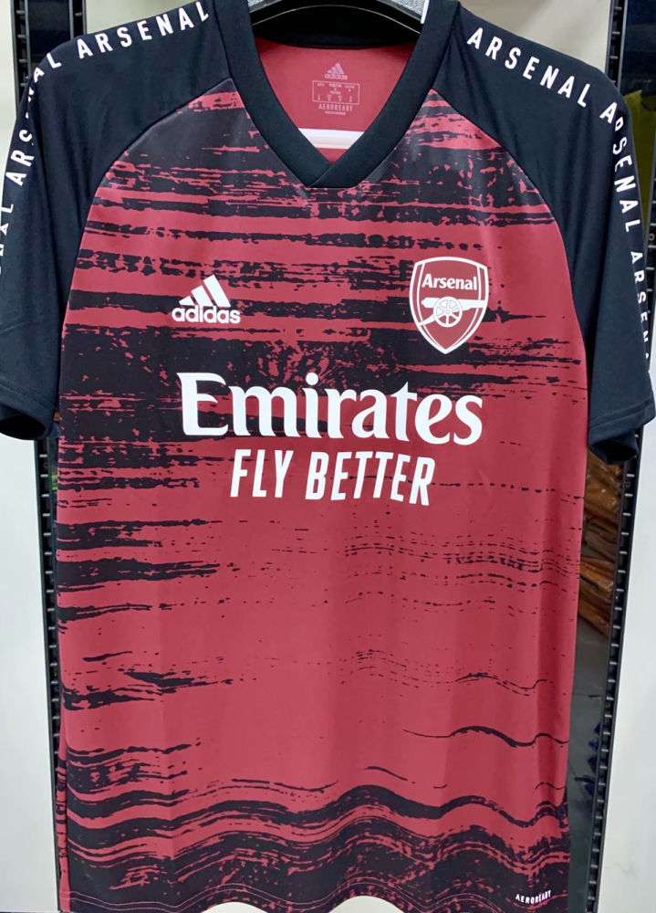 2020 21 Arsenal Red And Black Training Jersey