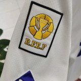 1997-1998 RM White Home Retro Soccer Jersey