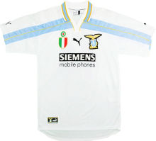 2000/01 Lazio White Retro Soccer Jersey