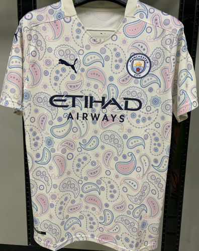 2020 21 Man City 1 1 Quality Away White Fans Soccer Jersey