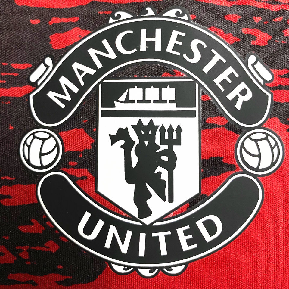 2020 21 Man Utd Red And Black Training Jersey