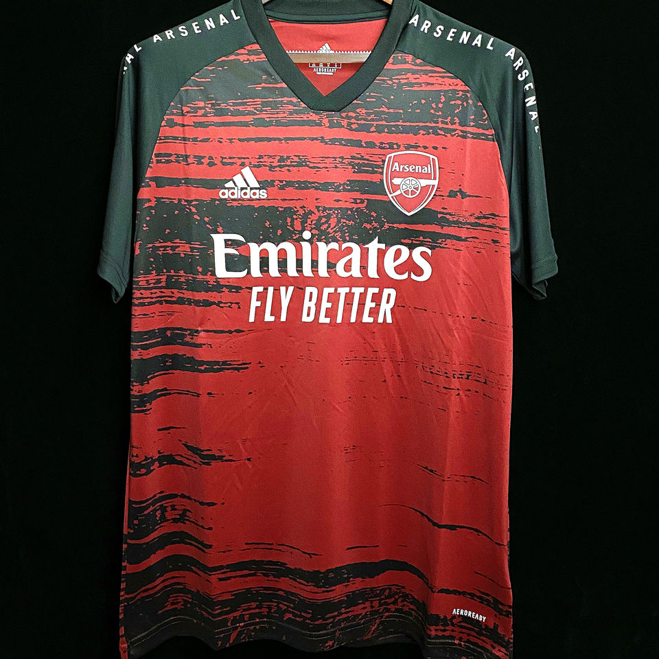 2020 21 Arsenal Red And Black Training Jersey