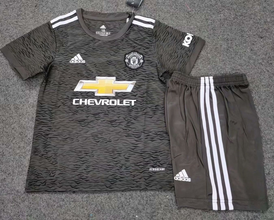 2020 21 Man Utd Home Kids Soccer Jersey