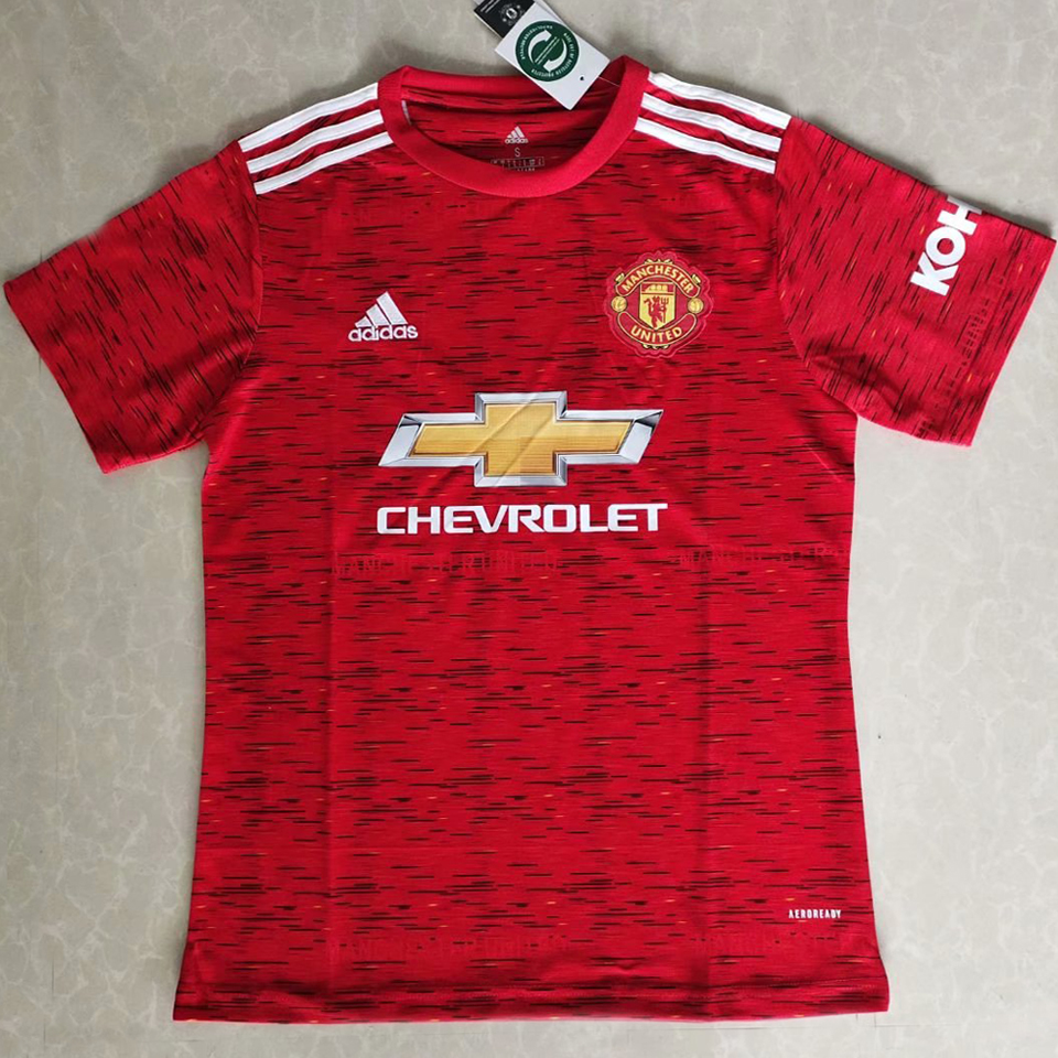 2020/21 Man Utd Home Red Fans Soccer Jersey