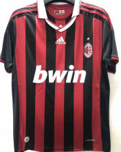 2009-2010 AC Milan Home Retro Soccer Jersey