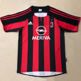 2003/04 AC Milan Home Retro Soccer Jersey