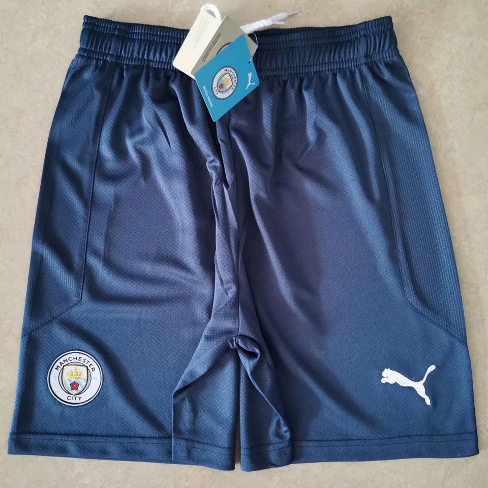 2020 21 Man City Blue Pants Soccer