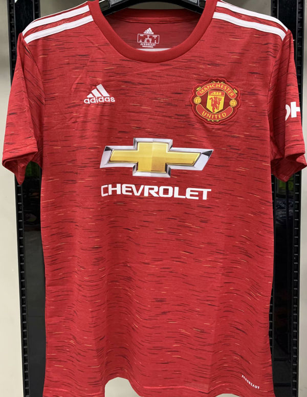 2020/21 Man Utd Home Red Fans Soccer Jersey