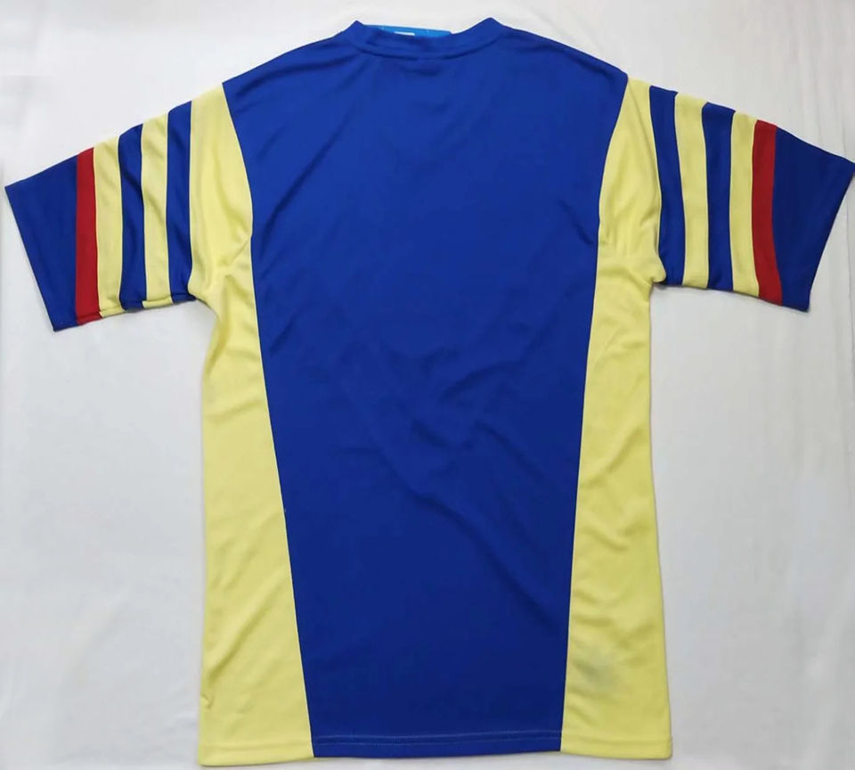 1987 Club America Home Yellow Retro Soccer Jersey