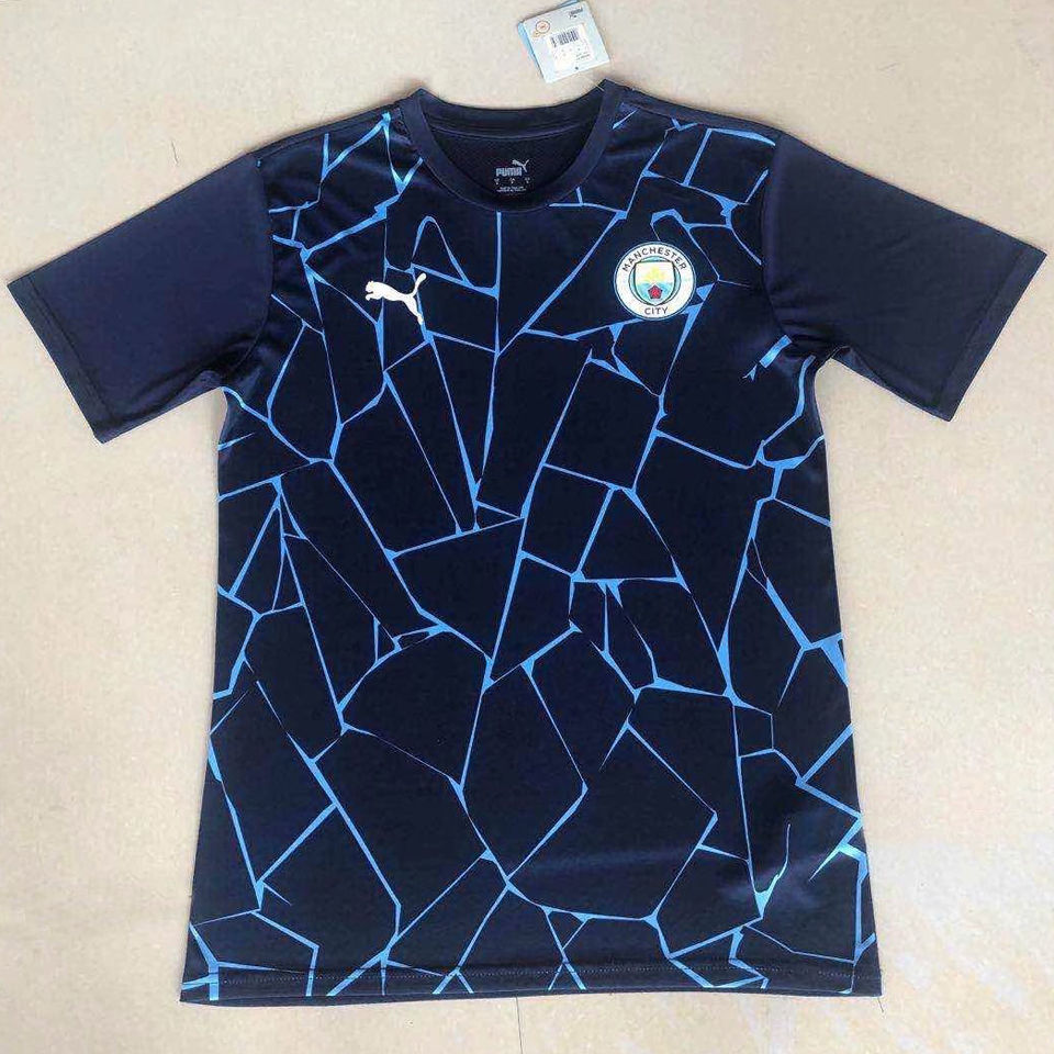 2020/21 Man City Black Training Soccer Jersey
