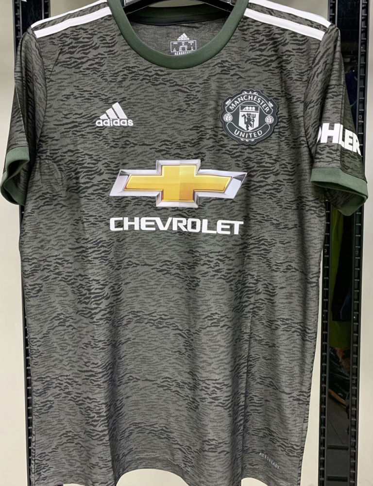 2020 21 Man Utd 1 1 Quality Away Black Fans Soccer Jersey