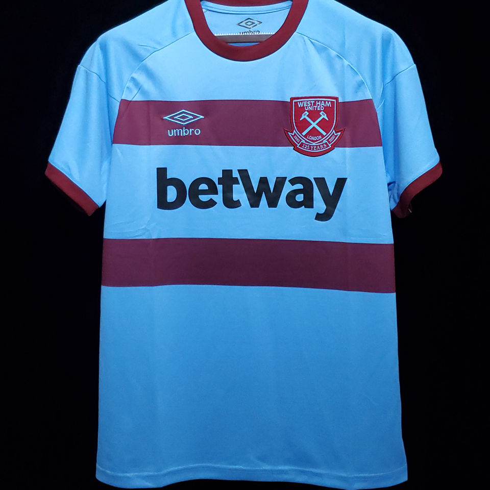 2020 21 West Ham Away Fans Soccer Jersey