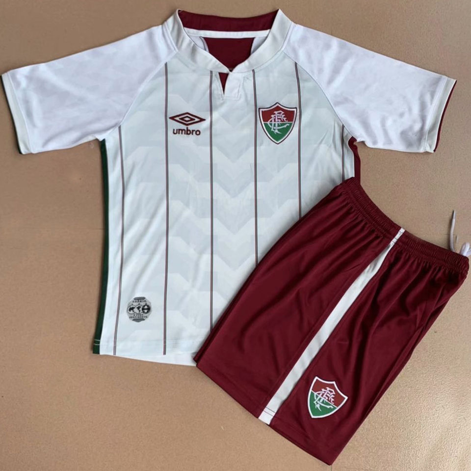 2020 21 Fluminense Away Kids Soccer Jersey