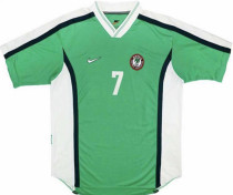 1998 Nigeria Home Green Retro Soccer Jersey