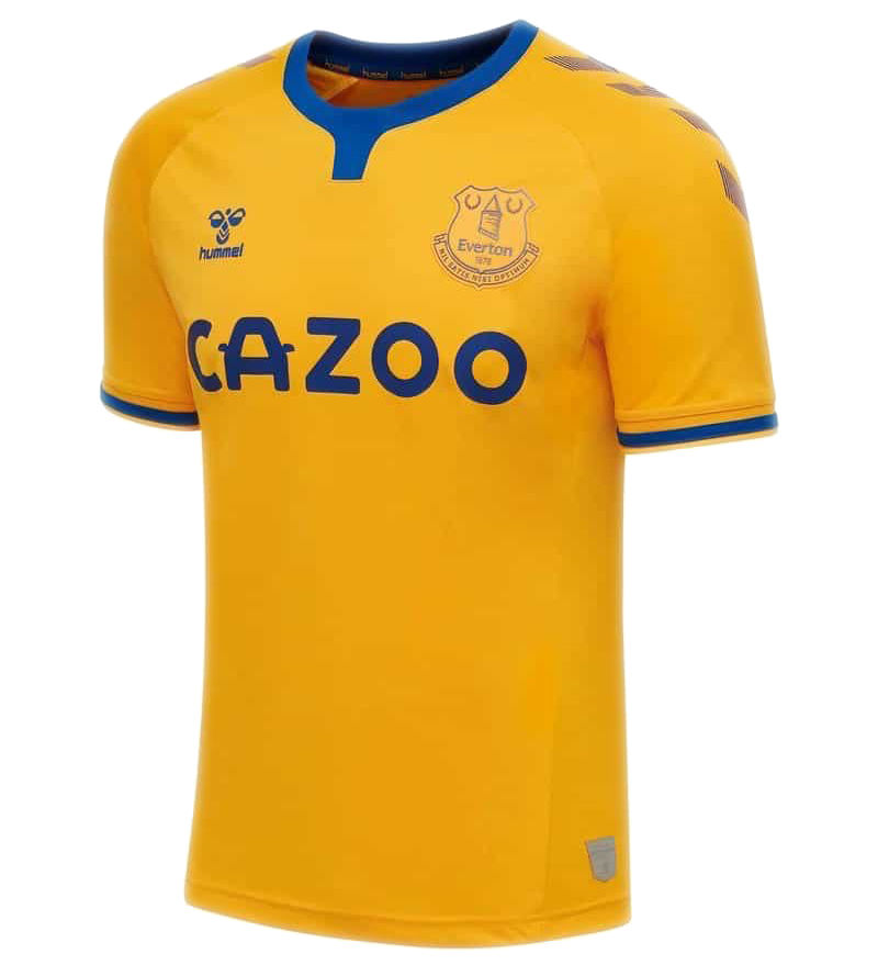 2020 21 Everton 1 1 Quality Away Yellow Fans Soccer Jersey