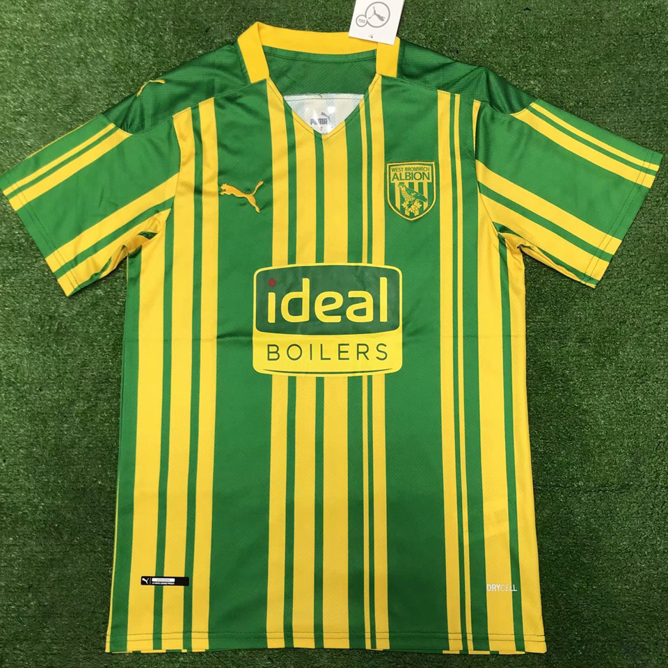 2020/21 West Bromwich Away Green Fans Soccer Jersey
