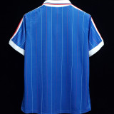1982 France Home Blue Retro Soccer Jersey