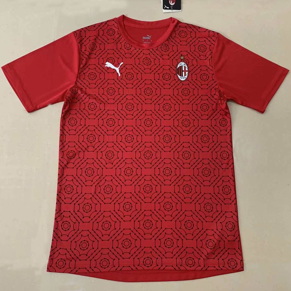 2020 21 Ac Milan Red Training Short Jersey