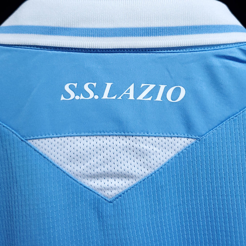 2020 21 Lazio Home Blue Fans Soccer Jersey