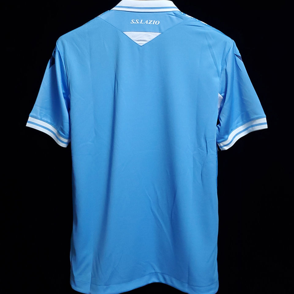2020 21 Lazio Home Blue Fans Soccer Jersey