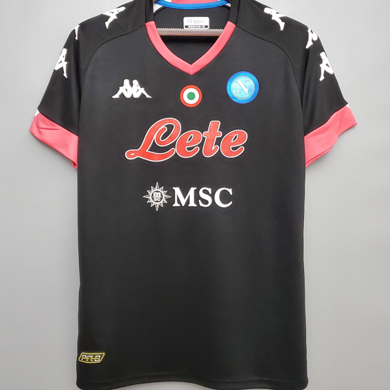 2020/21 Napoli Away Black Fans Soccer Jersey