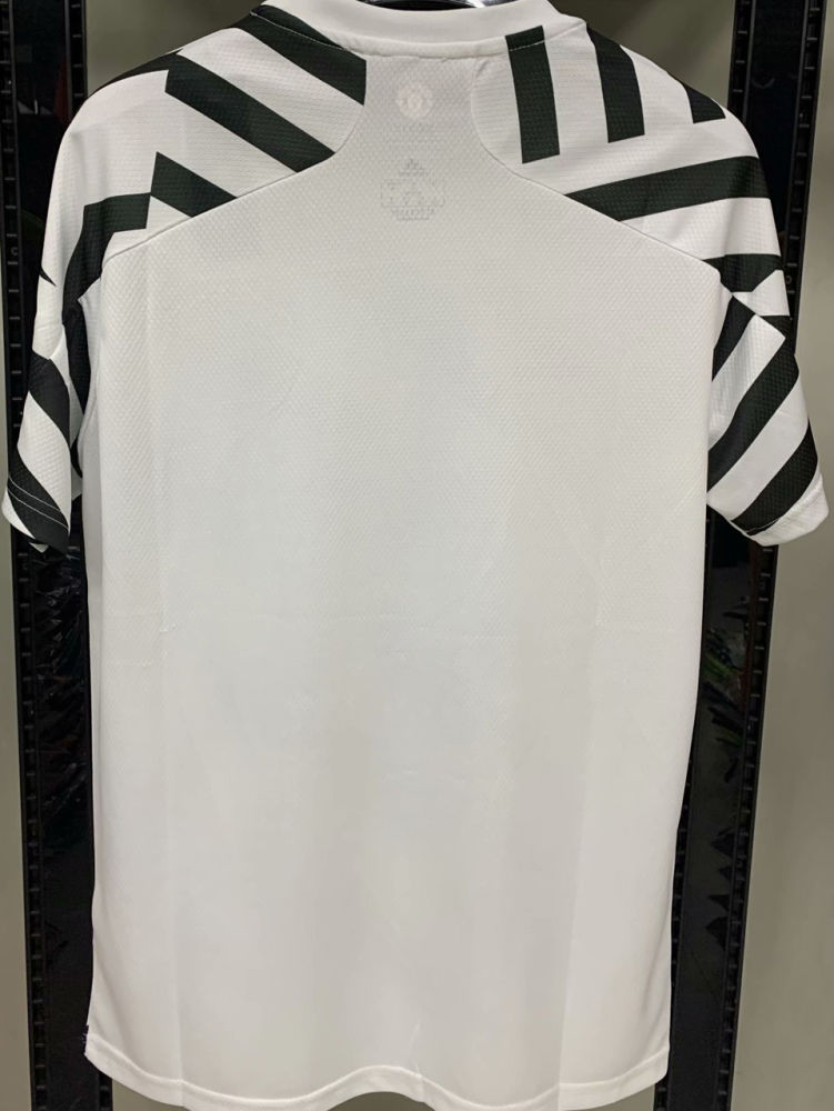 2020 21 Man Utd 1 1 Quality Third Zebra Fans Soccer Jersey