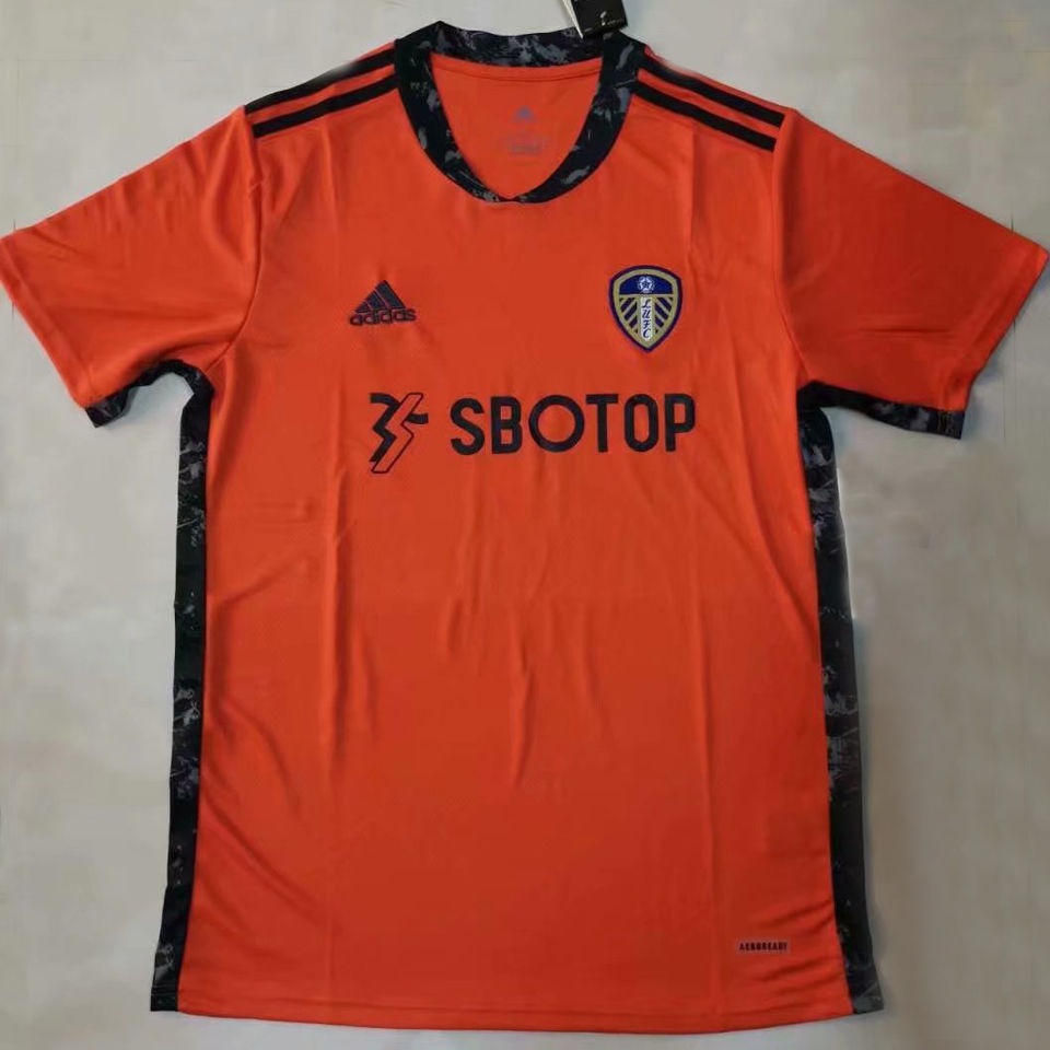 2020 21 Leeds United Orange Gk Soccer Jersey