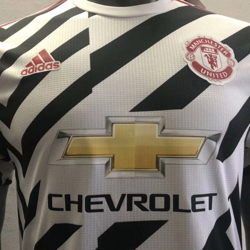 2020 21 Man Utd Third Zebra Player Soccer Jersey