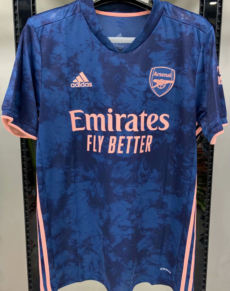 2020 21 Arsenal 1 1 Quality Third Blue Fans Soccer Jersey