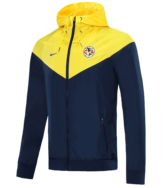 yellow black windbreaker