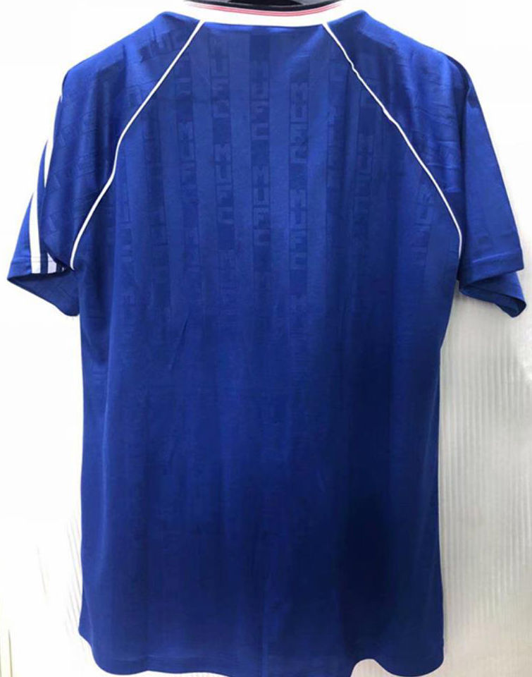 1988-1990 M Utd Away Blue Retro Soccer Jersey