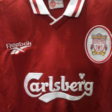 1996-97 LFC Home Red Retro Soccer Jersey