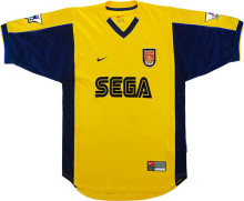 2000 ARS Away Yellow Retro Soccer Jersey