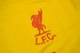 1985-1986 LFC  Third Away Yellow Retro Soccer Jersey