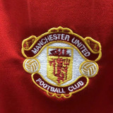 1984 M Utd Home Red Retro Soccer Jersey