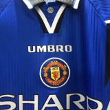 1996/98 M Utd Third Blue Retro Soccer Jersey