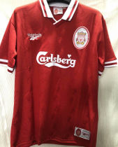 1996-97 LFC Home Red Retro Soccer Jersey