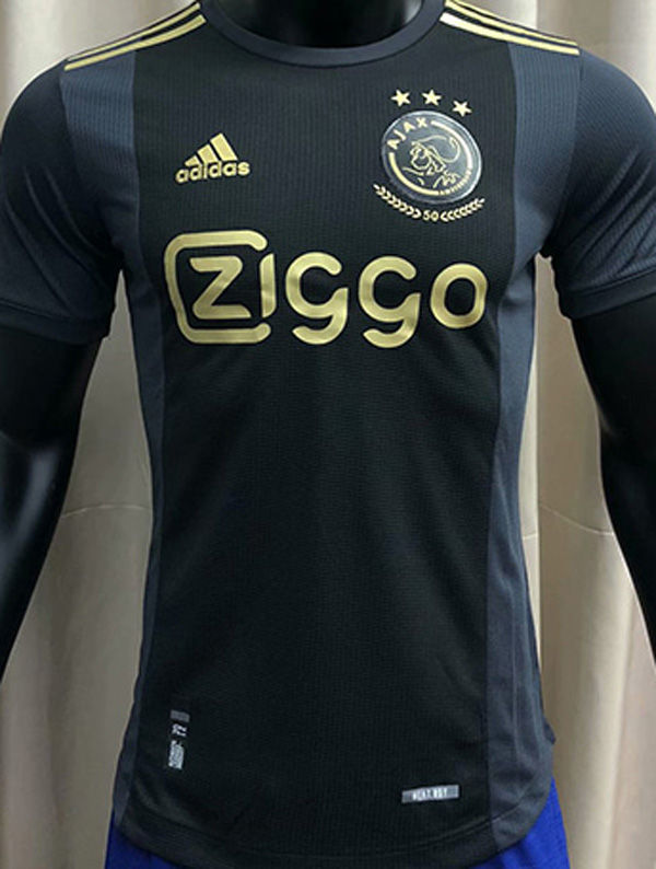 2020 21 Ajax 50th Black Palyer Soccer Jersey