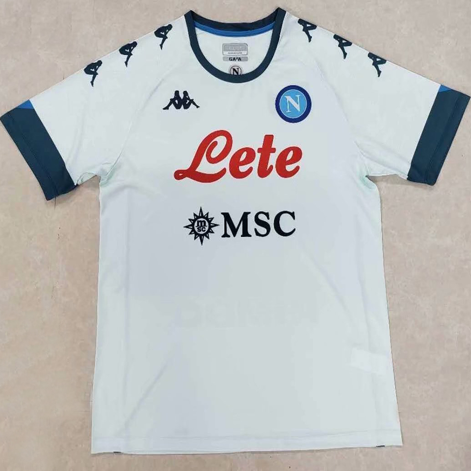 2020/21 Napoli Away Grey Fans Soccer Jersey