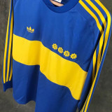 1981 Boca Home Retro Long Sleeve Soccer Jersey