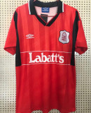 1994/96 Nottingham Home Red Retro Soccer Jersey