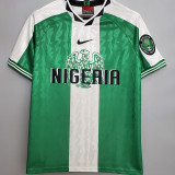 1996 Nigeria Home Green Retro Soccer Jersey