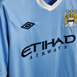 2011/12 Man City Home Blue Retro Soccer Jersey