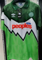 1991/92 Celtic Home Green Retro Soccer Jersey